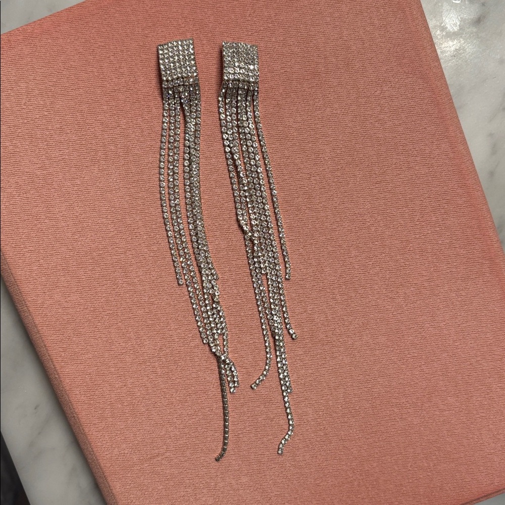 🤍Crystal clips earrings 🤍